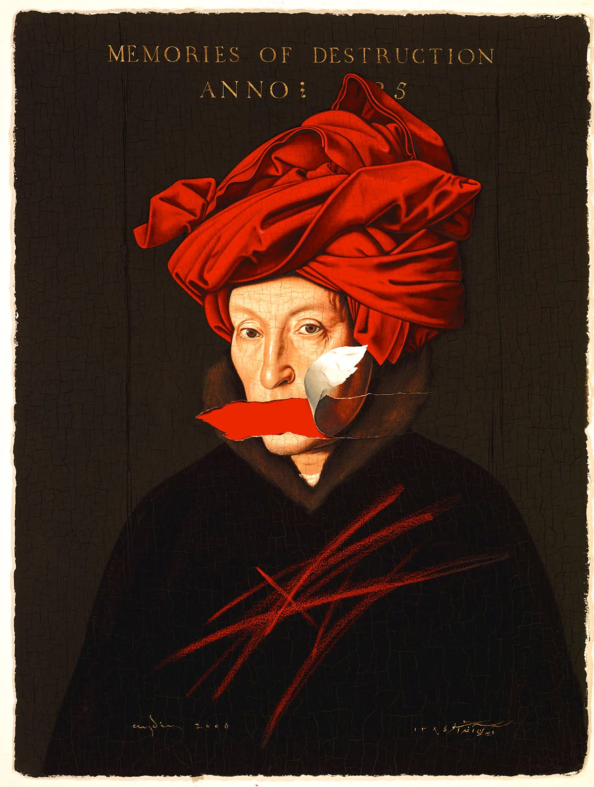 Aydin Aghdashloo <br> Anno 85: In Praise of Jan van Eyck <br> 2006 <br> Printed in 2019 <br> Archival pigmented inkjet print on Hahnemühle 310gsm William Turner <br> 74 x 57cm <br> Limited edition of 20