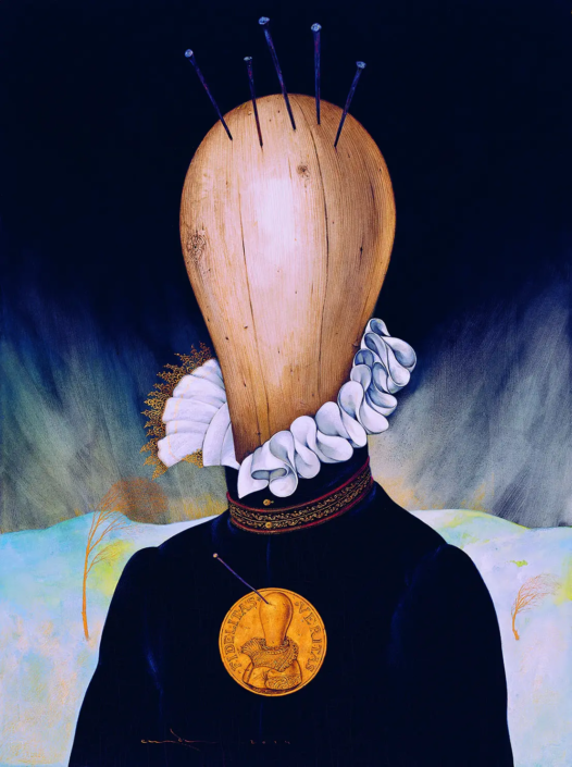 Aydin Aghdashloo <br> Winter, 2014 <br> Printed in 2021 <br> Hand-pulled nine-layer silk screen print on Arches 300gsm <br> 76 x 56 cm <br> Limited edition of 35